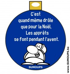 boules de Noël, sumoups, humour, éditeurs,