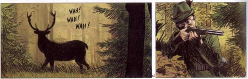 Capitol, Jean-Claude Servais, Guy Raives, Le dernier brame, Dupuis, Air libre, Roman graphique, document, Ardennes