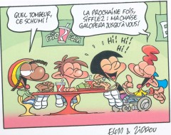 zidrou, e411, humour, handicap, fauteuil roulant, enfant, paquet, 042012, 610