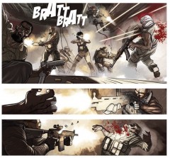 chaos team, akileos, 910, 012013, brugeas, toulhoat, mercenaire, arme, cartel, catholique, islamique, science fiction, guerre, extra terrestre, apocalypse