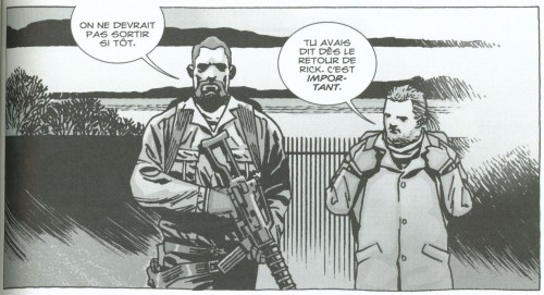 walking dead, delcourt, contrebande, zombies, comics, survivants, 012013, 0810, adlard, kirkman, sf, science fiction, mort 