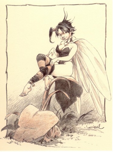 pin up,loisel,fée,clochette,peter pan