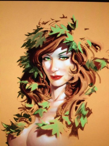 capullo,poison ivy,pin up,sexy,femme,comics