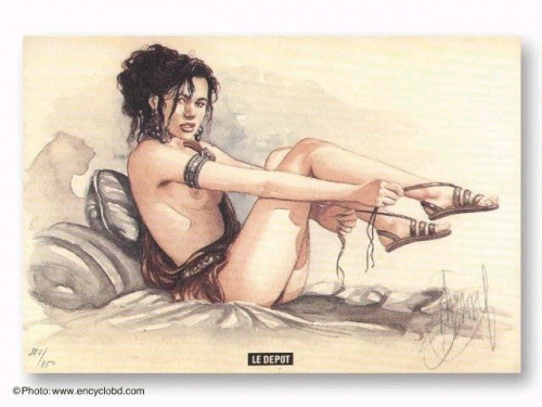 delaby,pin up,sexy,femme,murena