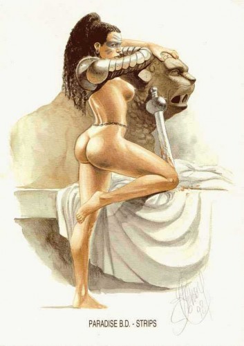 delaby,pin up,sexy,femme,murena