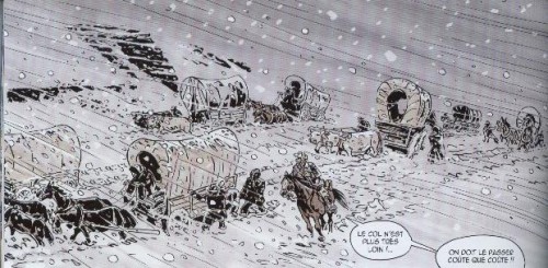 western,death mountains,daniel brecht,christophe bec,casterman,donner party,mary graves,la cannibale