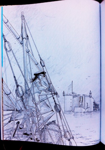 l'épervier,les escales d'un corsaire,pellerin,soleil,quadrants,marine,voile,brest,bretagne,versailles,xviiie,histoire