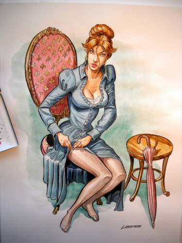 pin up,femme,sexy,lamontagne