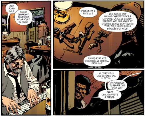 django unchained,tarentino,guerra,latour,cowan,zezelj,urban comics,vertigo,western,cinéma