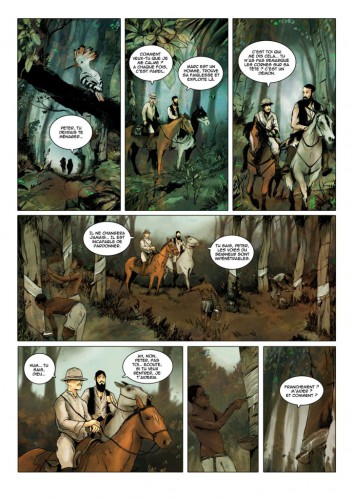 Interview Nicolas Pitz, Les jardins du congo, La boîte à bulles, 08/2013