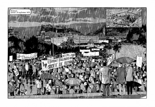 lip des heros ordinaires,galandon,vidal,dargaud,melenchon,besancon,cfdt,cgt,conflit social,manifestation,montre,one shot,greve,syndicat,1973,032014,0910