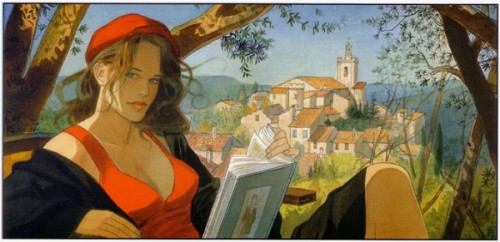 pin up,femme,sexy,gibrat,jeanne