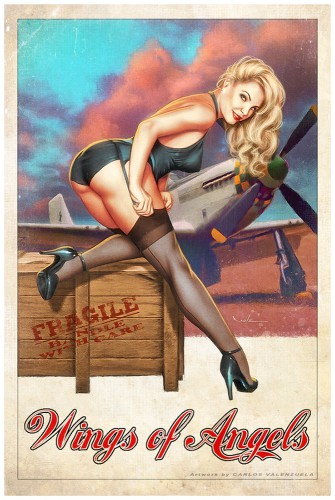 pin up,femme,sexy,valenzuela,comics