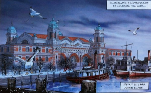 un long silence,le pink flamingo,stalner,xixème,états-unis,immigration,new york,ellis island