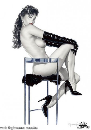 pin up,femme,sexy,casotto