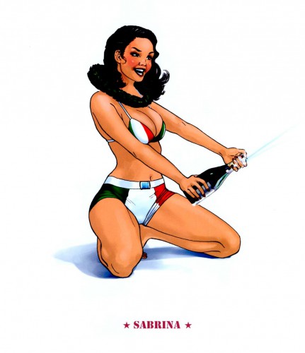 hugault,pin up,femme,sexy,avion,klaudia,sabrina,sarah