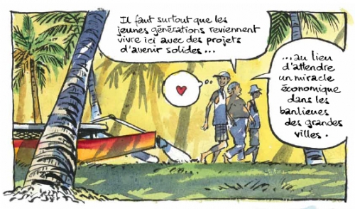 va'a,une saison aux tuamotu,flao,troub's,futuropolis,voyage,polynésie,pacifique,traditions,pirogue,voile,îles,610,112014