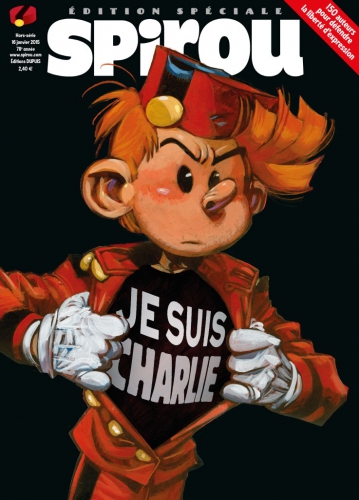 Spirou, Charlie Hebdo, Je suis charlie, Hors-série, Hommage, terrorisme, 01/2015