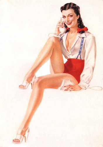 pin up,femme,sexy,alberto vargas