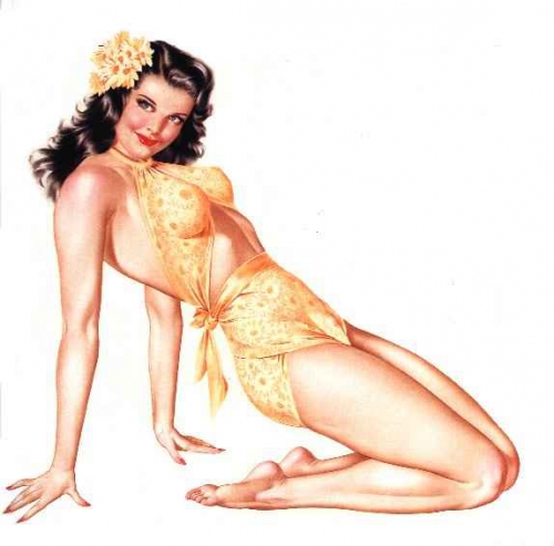 pin up,femme,sexy,alberto vargas