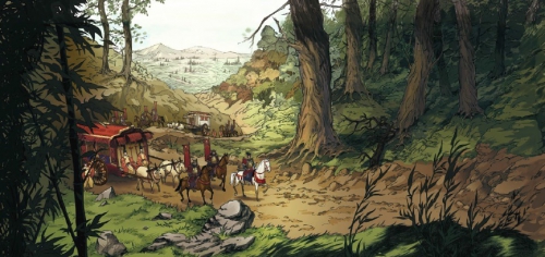 l'ombre des shinobis,premier rouleau,sylvain runberg,zhifeng xu,japon médiéval,aventures,fantastique