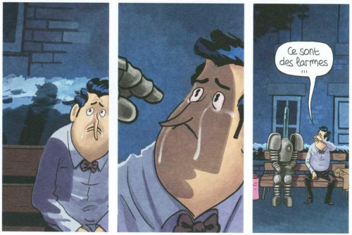 Soucoupes, Obion, le Gouëfflec, Glénat, 8/10, roman graphique, uchronie, extra-terrestre, humour, 04/2015