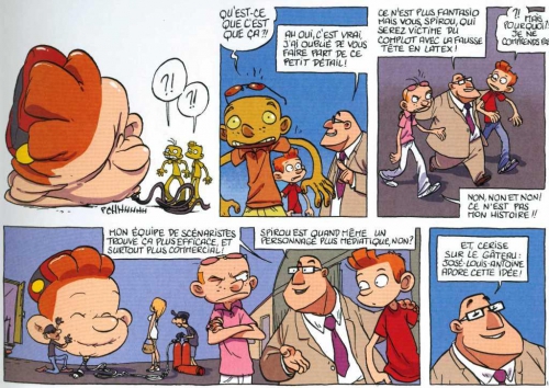 Spirou, la grosse tête, Tehem, Makyo, Toldac, Dupuis, 7/10, aventure, humour, 03/2015