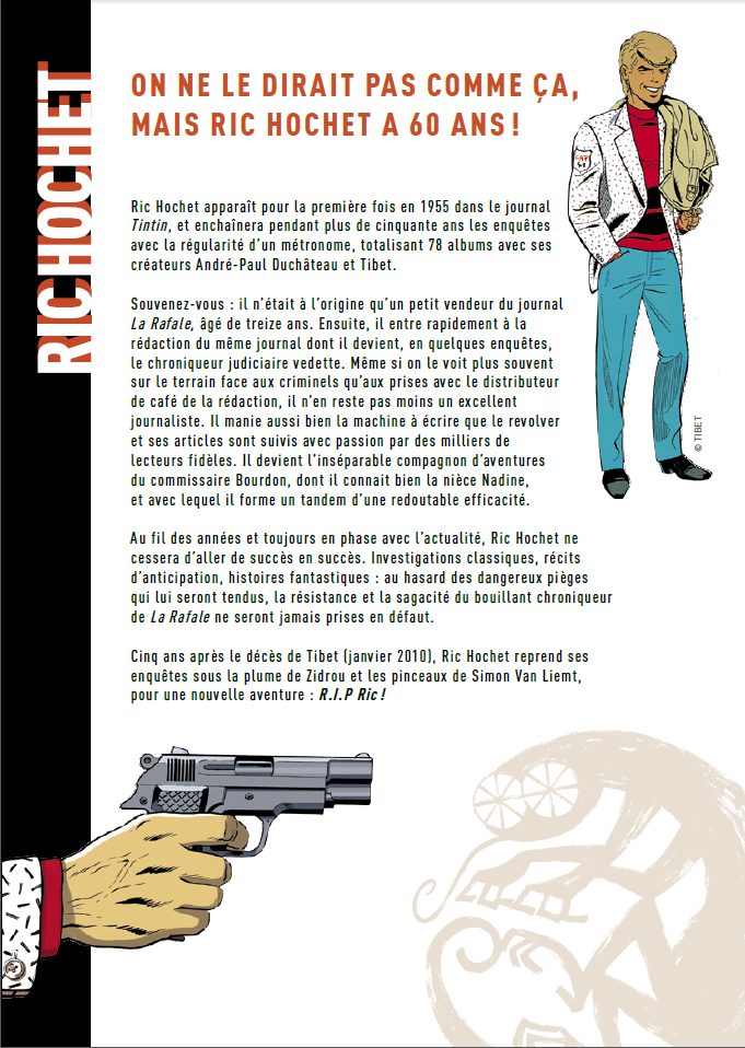 Ric Hochet, Tibet, Van Liemt, Zidrou, Le Lombard, 04/2015