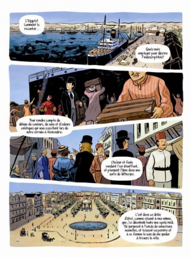 une saison en egypte,fauvel,interview,casterman