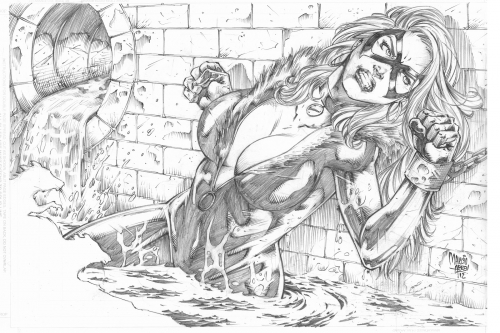 marcio abreu,pin up,femme,sexy,black cat