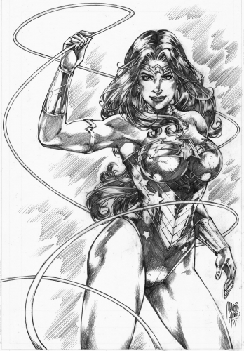 marcio abreu,pin up,femme,sexy,comics,super heros,black cat,huntress,red sonja,Wonder Woman