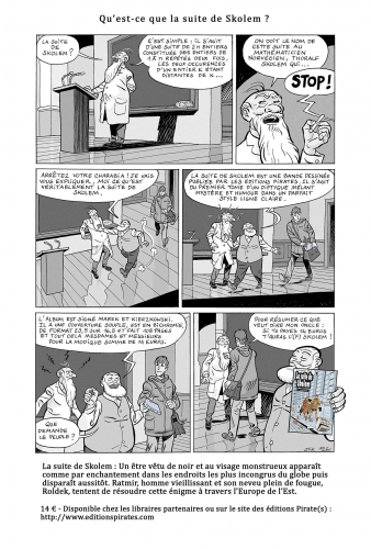 La suite de Skolem, apparitions, Marek, Kierzkowski, Editions pirate(s), 07/10, aventure, mystère, humour, 03/2015