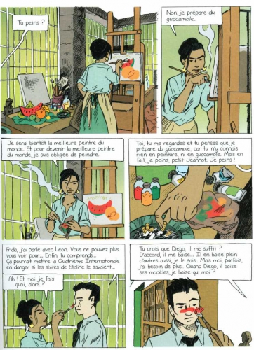 Frida Kahlo, Balthazar, Cornette,n Delcourt, 7/10, Histoire, biographie, kahlo, Trotski, rivera, peinture, 02/2015