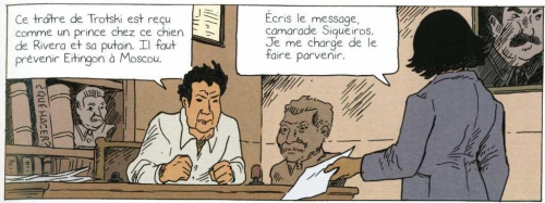 Frida Kahlo, Balthazar, Cornette,n Delcourt, 7/10, Histoire, biographie, kahlo, Trotski, rivera, peinture, 02/2015