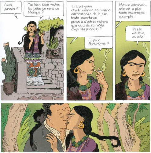 Frida Kahlo, Balthazar, Cornette,n Delcourt, 7/10, Histoire, biographie, kahlo, Trotski, rivera, peinture, 02/2015