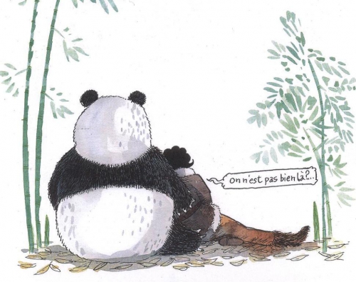 La paresse du panda, Bernard, Casterman, roman graphique, 20 janvier 2016