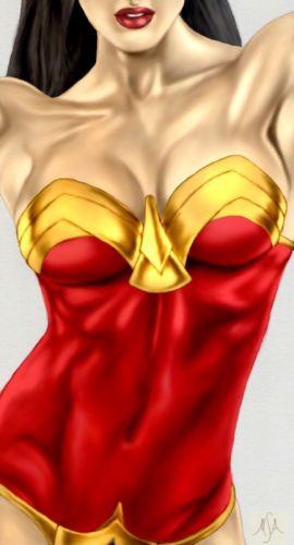 pin up,wonder woman,dc comics
