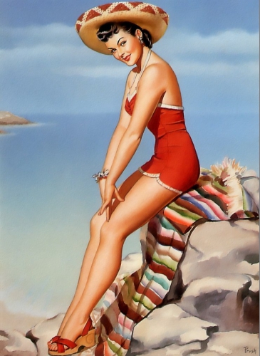 pin up,girls,dessous chics,bikinis choc
