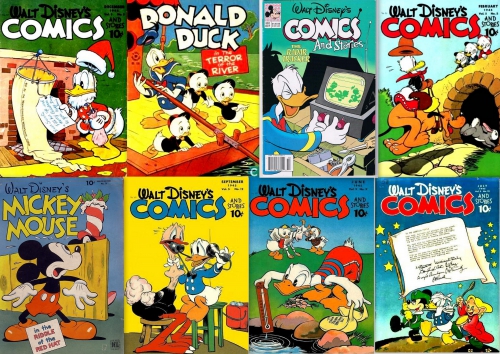 disney,donald & mickey,carl barks,glénat