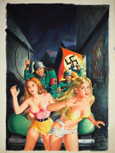 pin up,pulp magazine,basil gogos,filles enchaînées,camps nazis,bruce minney,john duillo,will hulsey,norm eastman,peter pulp