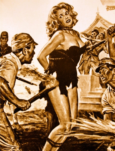 pin up,pulp magazine,basil gogos,filles enchaînées,camps nazis,bruce minney,john duillo,will hulsey,norm eastman