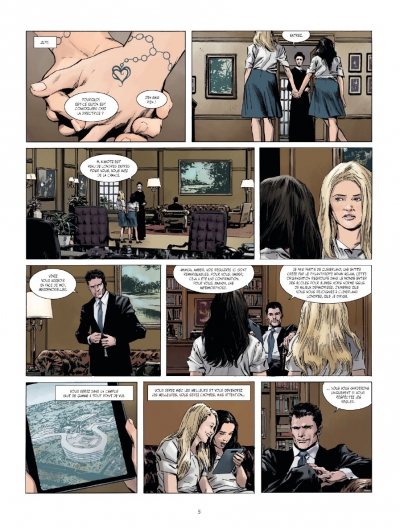 La fille de Merton Castle, Amber Blake, Glénat, Thriller, Policier, espionnage, Jade Lagardère, Butch Guice