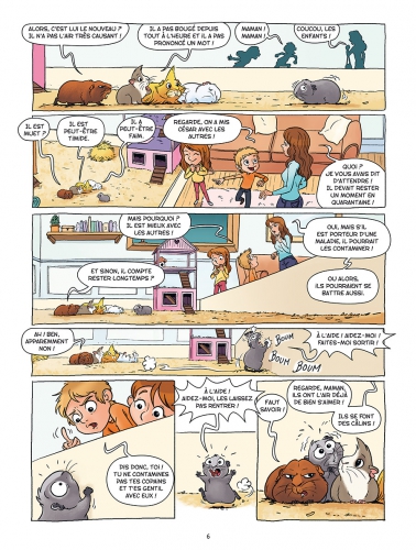 Les cochons dingues, Laurent Dufreney, Miss Prickly, Delcourt, humour, jeunesse, animaux, passion.