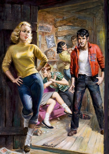 rudy nappi,pin-up girls,glamour,women in love