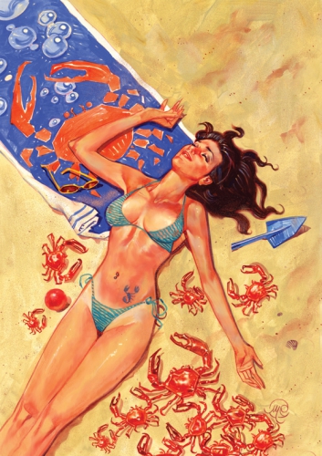 pin up à la plage,beach girls,chris achilleos,mark blanton,mariah datty benes,siya oum