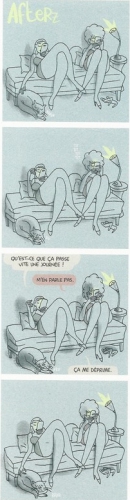 Afterz, Après tout la vie est pus belle avec toi, Charles Berberian, Fluide Glacial, chronique sociale, roman graphique.