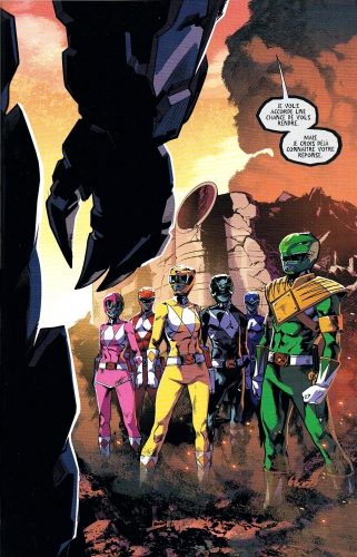 mighty morphin power rangers,glénat comics,hendry prasetya,kyle higgins,matt herms,super-héros