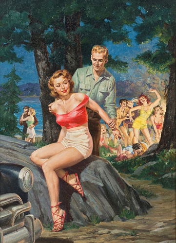rudy nappi,pin-up girls,glamour,women in love