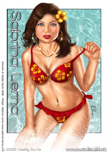 pin up à la plage,beach girls,chris achilleos,mark blanton,mariah datty benes,siya oum