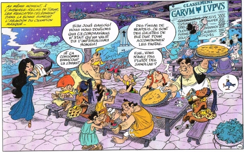 asterix et la transitalique,éditions albert rené,jean-yves ferri,didier conrad,rené goscinny,albert uderzo,gaulois,romains,jules césar